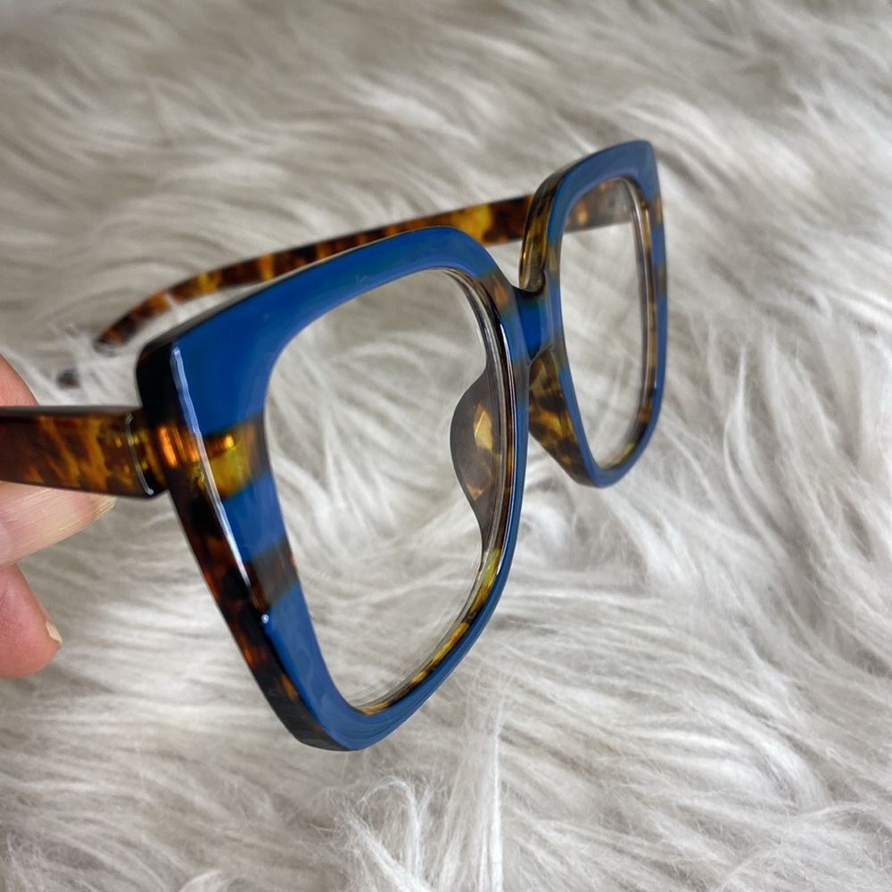 Vintage Anti Blue Light Optical Cat Eye Sexy Ladies Glasses Women Luxury Brand - Picture 6 of 6